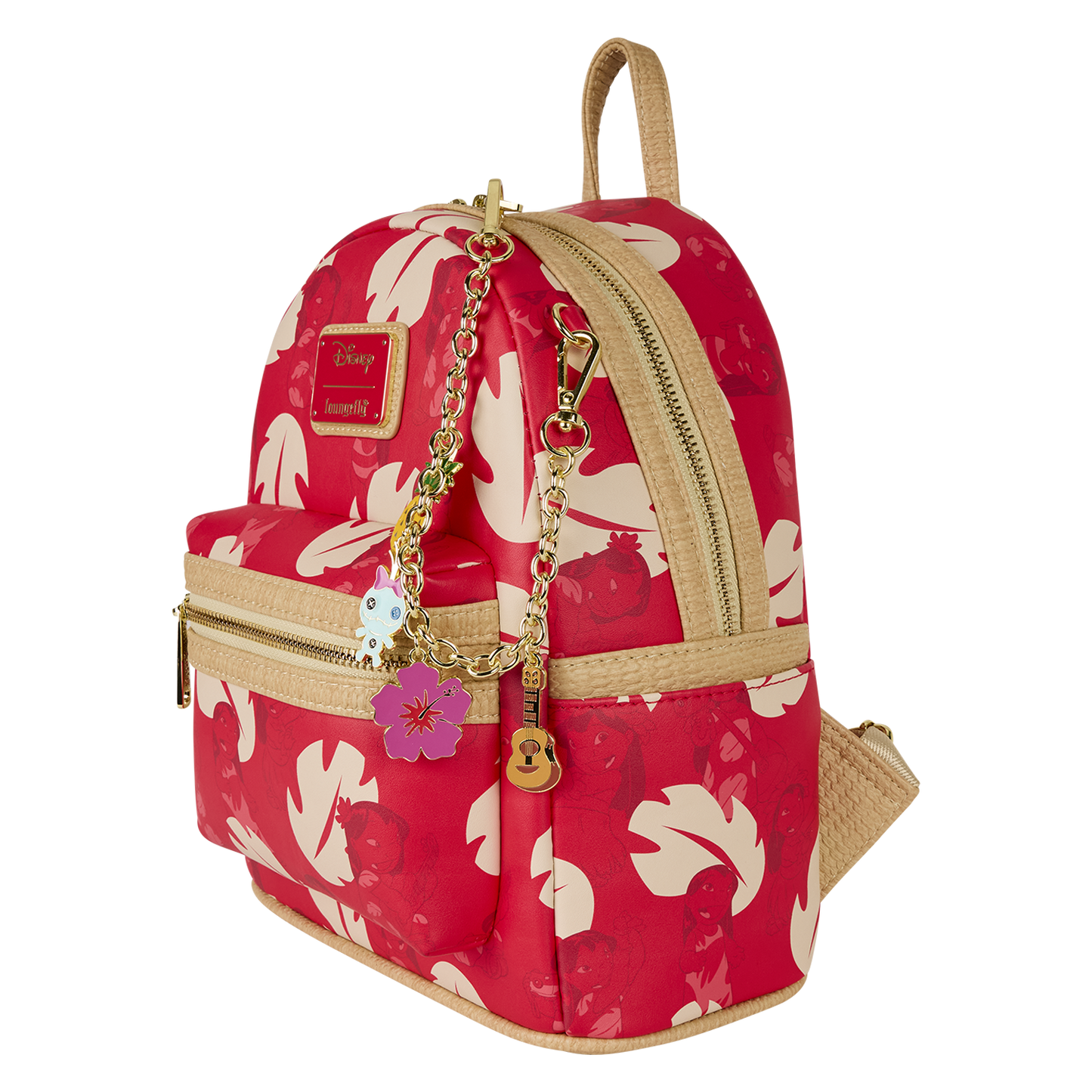 Mini Mochila Loungefly de Cosplay con Dijes de Lilo y Stitch