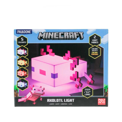 Lámpara Minecraft Ajolote