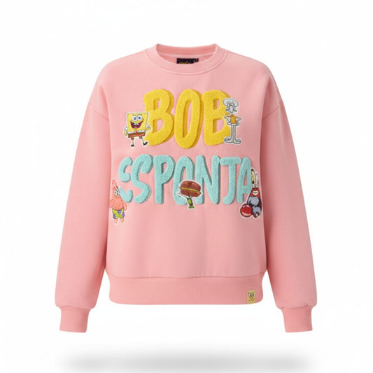 Sudadera Rosa Bob Esponja