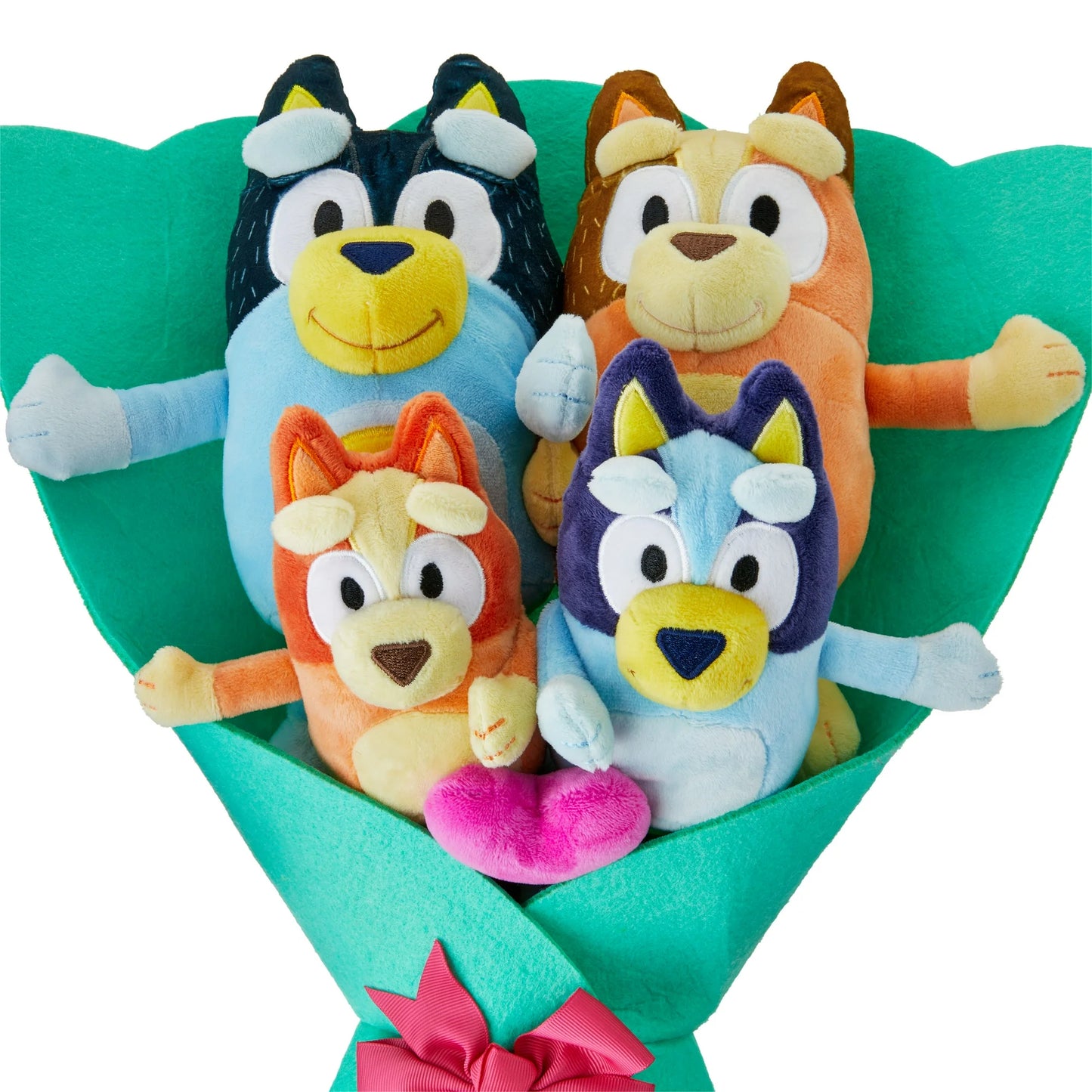 Ramo De Peluche Familia Bluey San Valentin