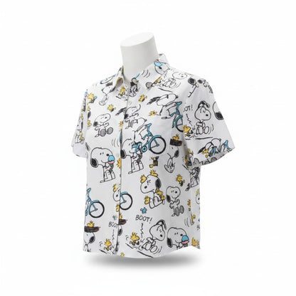 Camisa de Manga Corta con Botones Snoopy - Peanuts