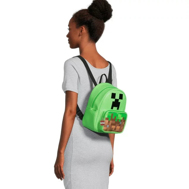 Mini Mochila Minecraft Creeper