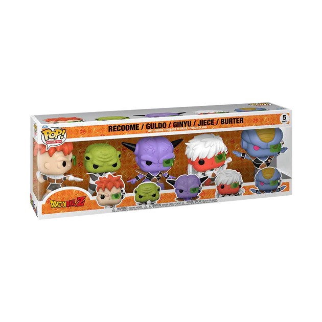 Funko Pop Dragon Ball Z - Ginyu Force 5 Pack Exclusivo