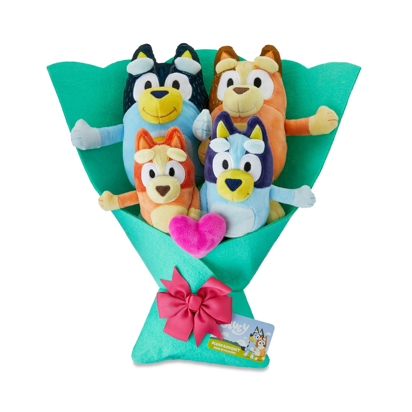 Ramo De Peluche Familia Bluey San Valentin