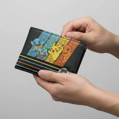 Cartera Bifold Iniciales y Pikachu - Pokémon