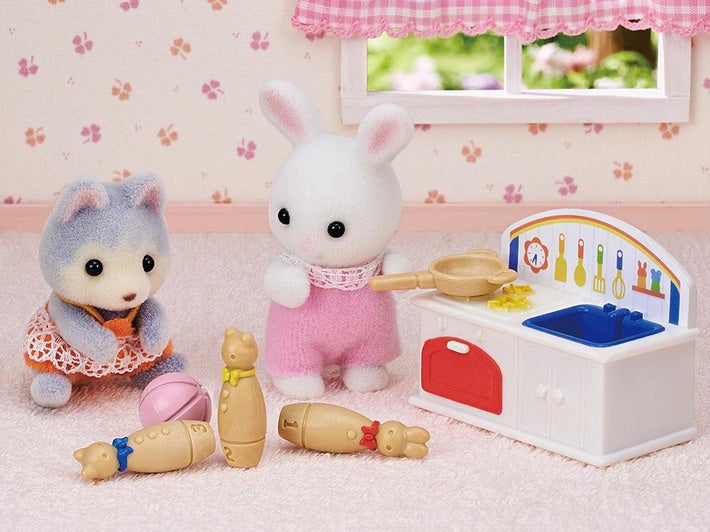 Sylvanian Families A Set Full Of Toys-Baby Rabbit And Panda