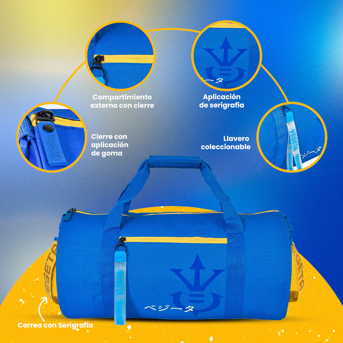 Mochila Para Gym Vegeta - Dragon Ball