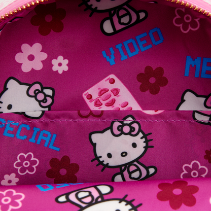 Mini Mochila Loungefly Lenticular De Sanrio Hello Kitty Vintage TV