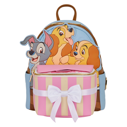 Mini Mochila Loungefly Cachorros La Dama Y El Vagabundo