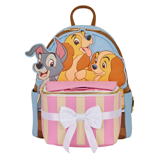 Mini Mochila Loungefly Cachorros La Dama Y El Vagabundo