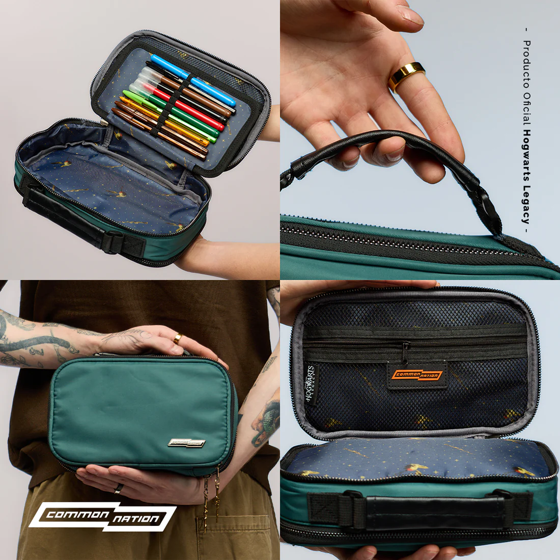 Estuchera Hogwarts Legacy Slytherin Edición Especial