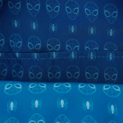 Mini Mochila Loungefly Marvel Spider-Man Sherpa Heart