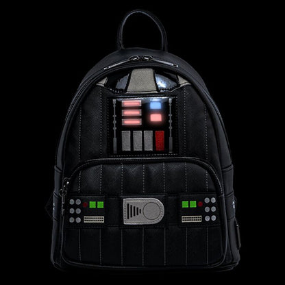 Mini Mochila Loungefly Iluminada De Star Wars Darth Vader