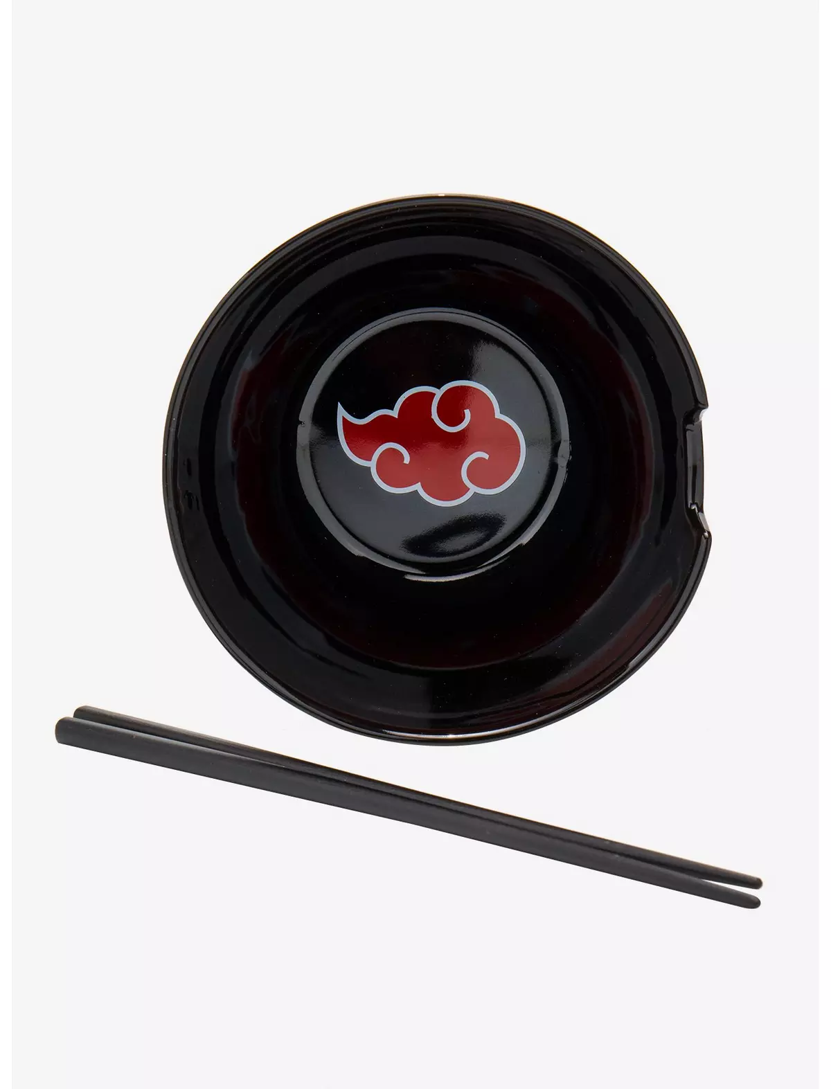 Bowl de Ramen Naruto Shippuden Akatsuki Clouds con palillos