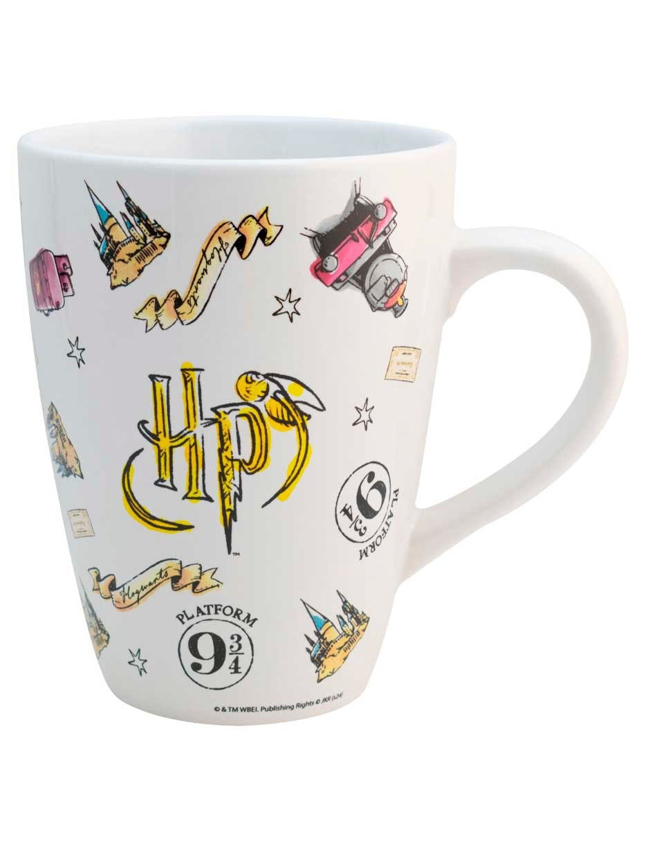 Taza Jumbo Harry Potter Iconos