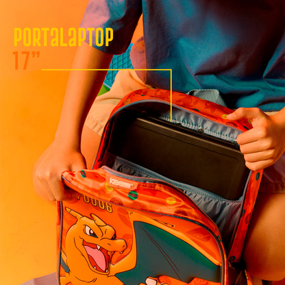 Set Escolar Mochila, Lonchera y Estuchera de Pokémon Charizard #0004 Edición