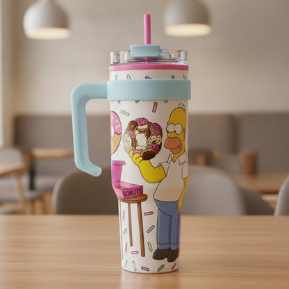 Termo Los Simpson - Homero Donuts