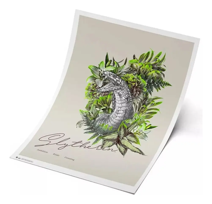 Póster Harry Potter de Slytherin