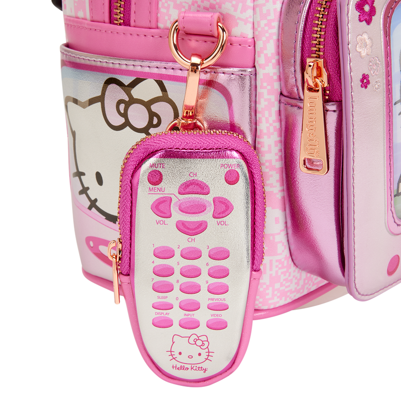 Mini Mochila Loungefly Lenticular De Sanrio Hello Kitty Vintage TV