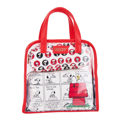 Set Cosmetiquera Peanuts Snoopy