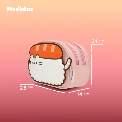 Estuchera Pusheen Pink Sushi