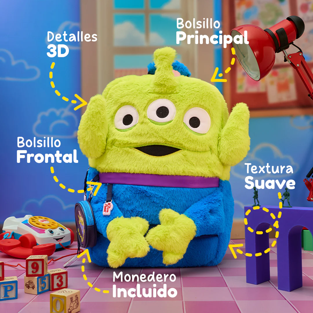 Mochila Toy Story de Marcianito Soft Edición Especial