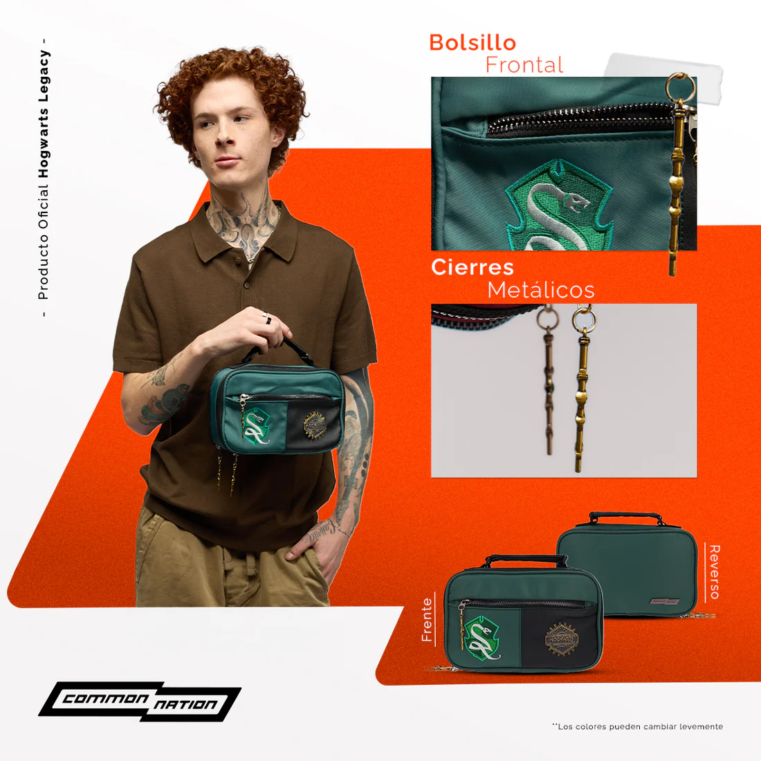 Estuchera Hogwarts Legacy Slytherin Edición Especial