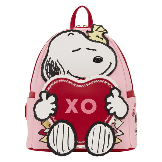 Mini Mochila Loungefly San Valentín de Peanuts Snoopy