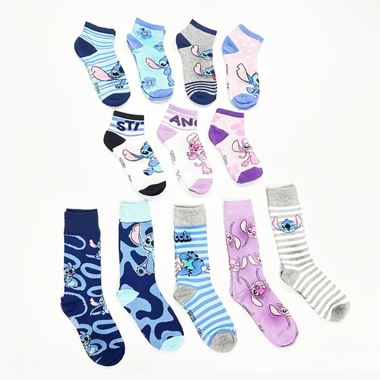 Caja Regalo 12 pares Calcetines Stitch