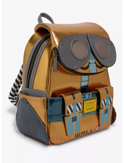Mini Mochila Loungefly Disney Pixar WALL-E Metallic