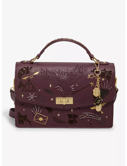 Bolsa Crossbody Harry Potter con Iconos Mágicos