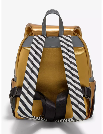 Mini Mochila Loungefly Disney Pixar WALL-E Metallic