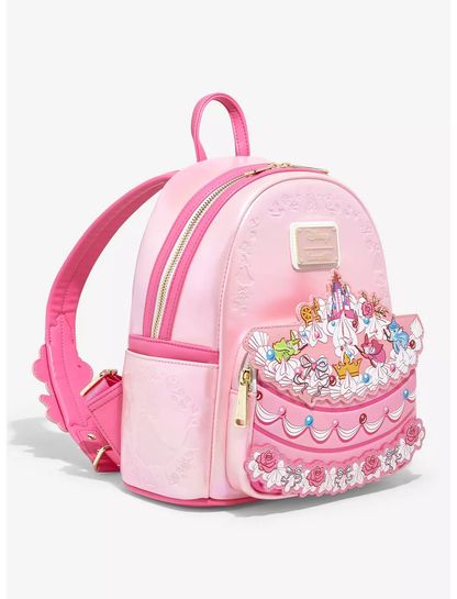 Mini Mochila Loungefly Disney La Bella Durmiente Aurora Cake