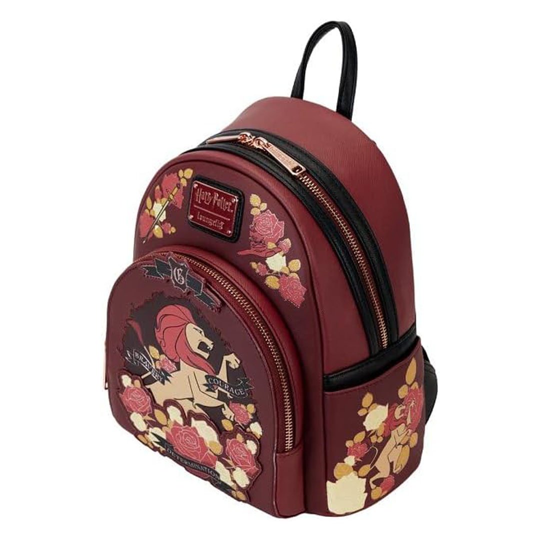 Mini Mochila Loungefly  Harry Potter Casa Gryffindor