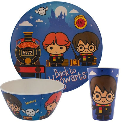 Vajilla de Bambú de 12 Piezas de Harry Potter