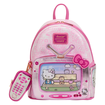 Mini Mochila Loungefly Lenticular De Sanrio Hello Kitty Vintage TV