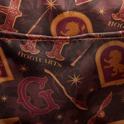 Mini Mochila De Terciopelo Gryffindor Harry Potter