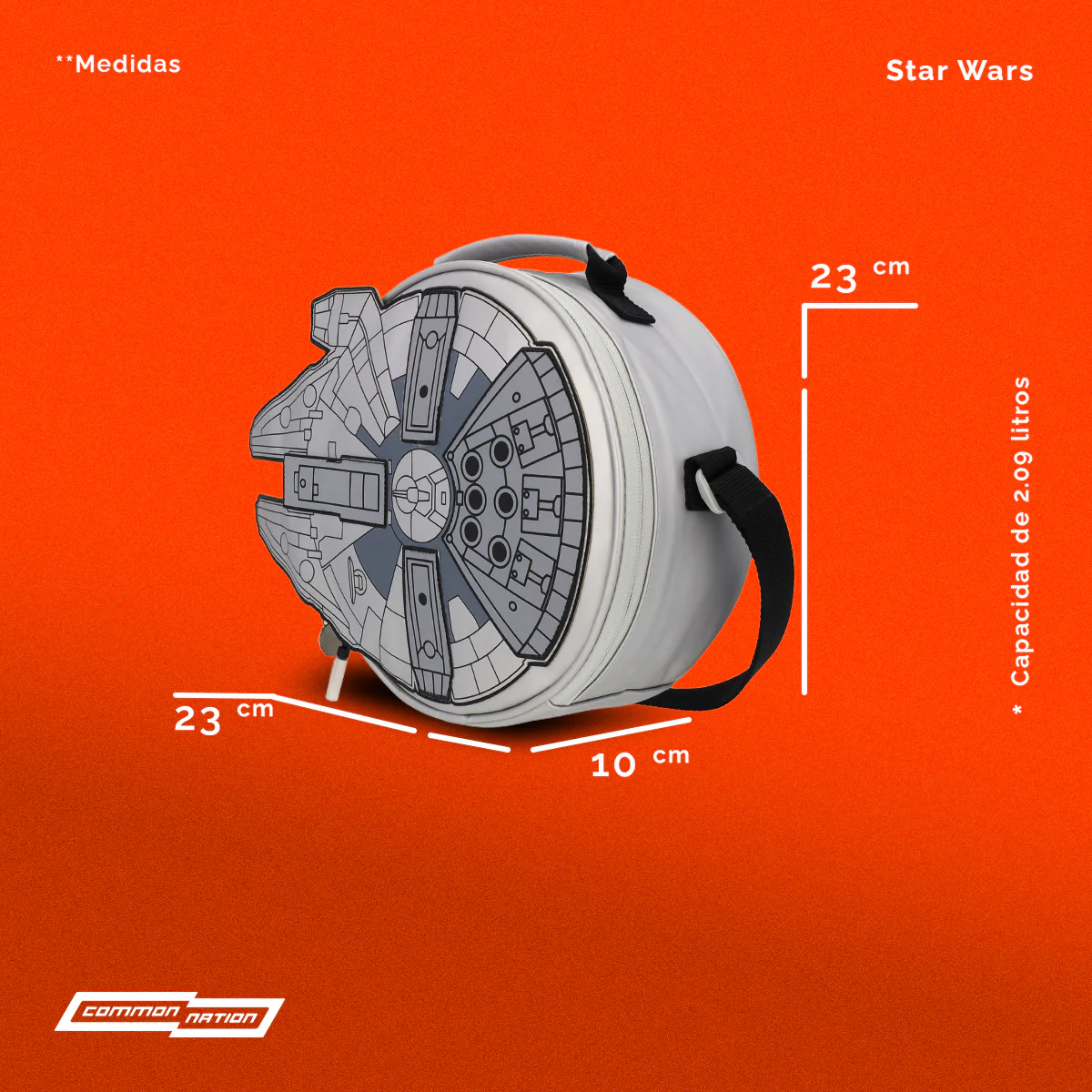 Lonchera Star Wars de Millennium Falcon