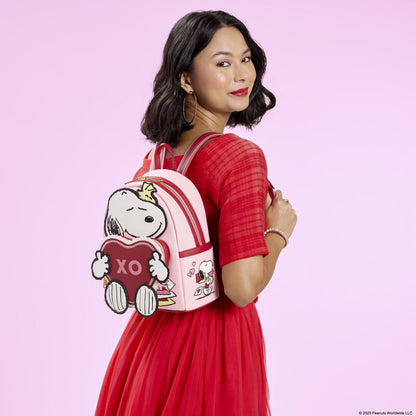 Mini Mochila Loungefly San Valentín de Peanuts Snoopy