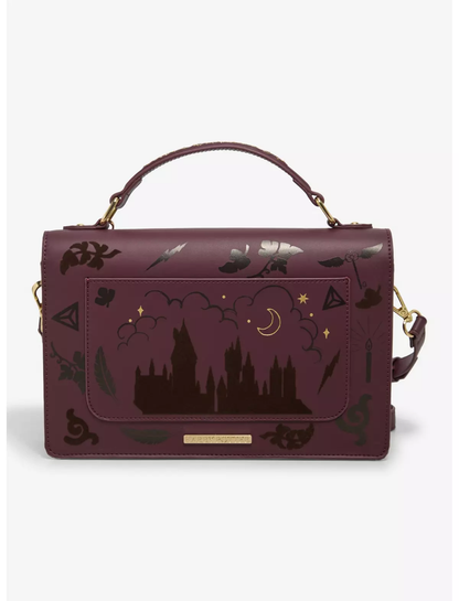 Bolsa Crossbody Harry Potter con Iconos Mágicos