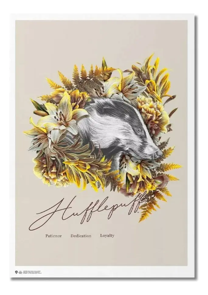 Póster Harry Potter Hufflepuff