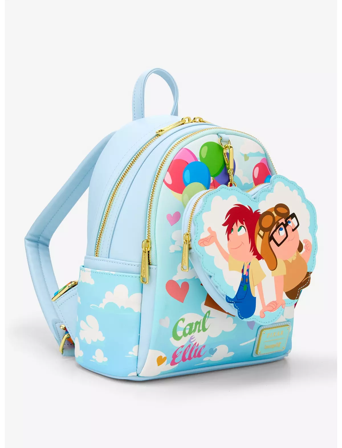 Mini mochila con Monedero Loungefly Disney Pixar Up Carl & Ellie
