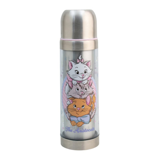 Termo Disney Los Aristogatos Acero Inoxidable – Diseño Marie, Toulouse y Berlioz