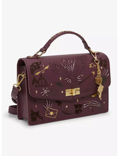 Bolsa Crossbody Harry Potter con Iconos Mágicos