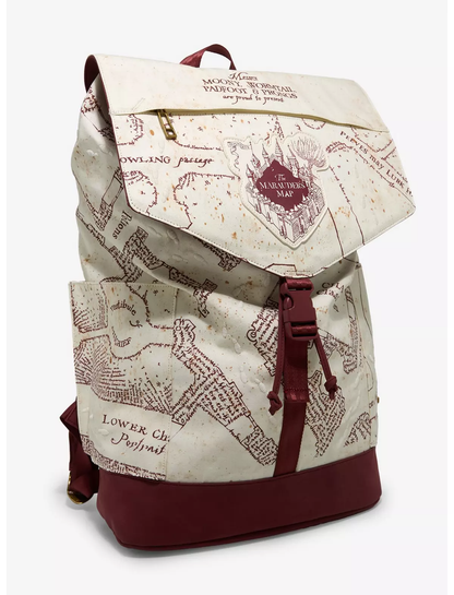Mochila Harry Potter de  El Mapa Merodeador  con Luz UV Activado
