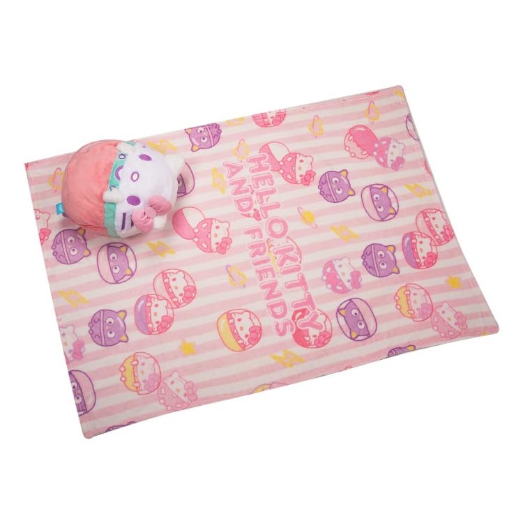 Cojín Sanrio con Frazada de Hello Kitty