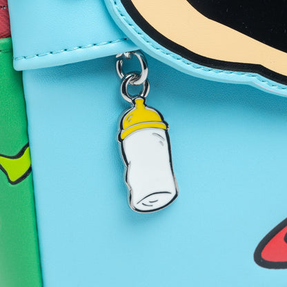 Mini Mochila Loungefly Rugrats Carlitos Con Gafas Extraíbles