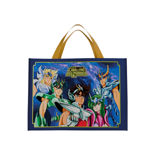 Bolsa Reutilizable Para Super Mercado De Los Caballeros Del Zodiaco