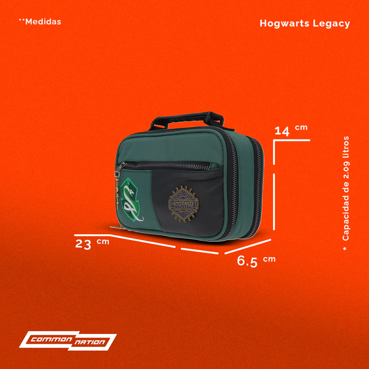 Estuchera Hogwarts Legacy Slytherin Edición Especial