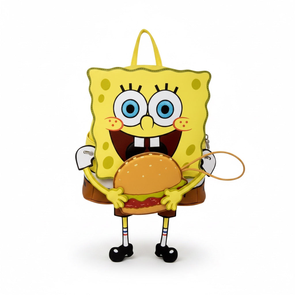 Mini Mochila Bob Esponja Cangreburger Magnetica